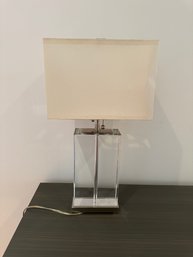 Gorgeous Acrylic Block Table Lamp Mini #1 Williams Sonoma