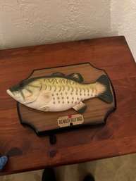 Vintage 1999 Big Mouth Billy Bass Singing, Talking Wall Fish