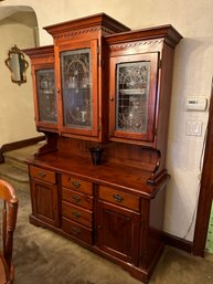 Antique Solid Wood Hutch Size 59.5' X18' X76'