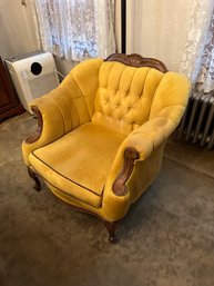 Antique Yellow Sofa Chair #2