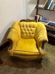 Antique Yellow Sofa Chair #1