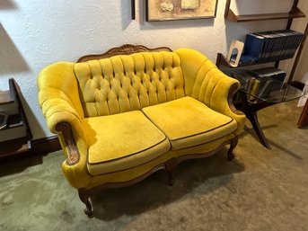 Antique Yellow Sofa