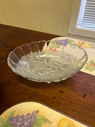 Glass Fruit Bowl