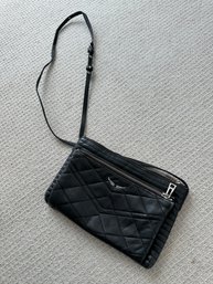 Zadig & Voltaire Padded Quilted Black Leather Shoulder Bag