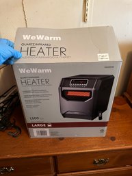 Black Ceramic Infrared Home Space Heaters 1500Watts Large Used But Like New