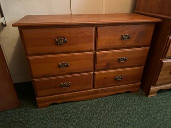 6 Drawer Wood Dresser