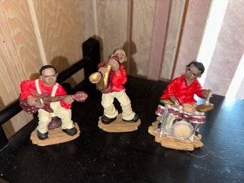 Vintage Jazz Musician Figurines