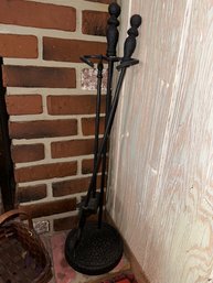 Vintage Cast Iron Fireplace Tool