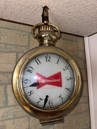 1959 Budweiser King Of Beer Rotating Pocket Watch