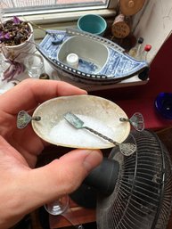 Miniature Salt Dish With Spoon