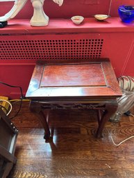 Carved Exotic Wood Table