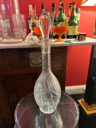 American Cut Crystal Decanter  15 Inches