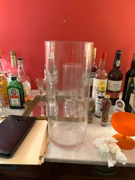 Giant Cylindrical Glass  14 Inches