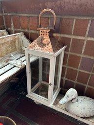 Gorgeous White Rustic Lantern