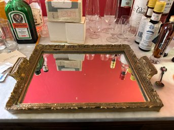 Elegant Tray Mirror: A Stylish Addition To Your Vanity