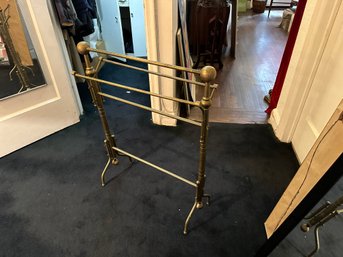 Brass Quilt Rack