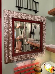 Vintage Carved Beautiful Floral Mirror