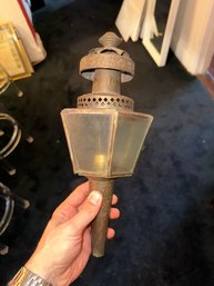 Vintage Coach Hexagonal Lamp