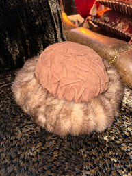 Pretty Real Fur Hat Custom Georgia Hughes New York Handmade