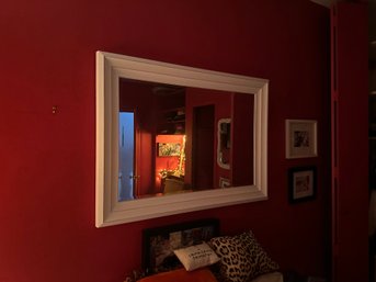 Wood Framed Wall Mounted Accent Mirror