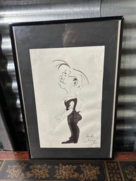Original Artwork Signed Of Mickey Rooney