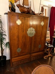 Elegant Large Wood Cabinet