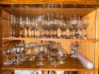 Assorted Champagne Flute Glass Set