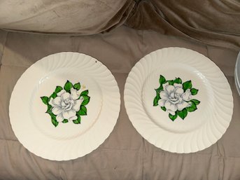 2 Piece Plate -  Burleigh Ware Burgess & Leigh Ltd Gardenia