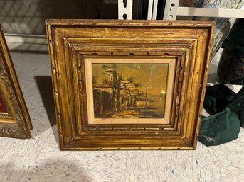 Vintage Old Oil Painting - Signed