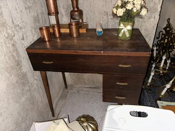 Vintage Sewing Machine Desk