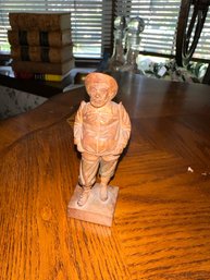 Vintage Hand Carved Wood Sculpture