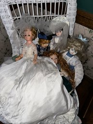 5 Rare Vintage Children Doll