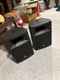 Set Of 2 Electro Voice EV SX80 Monitor PA Speakers WORKING