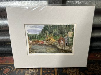 Alaskan Art Print Robert Howard Hunter Skagway Ketchikan Signed With Coa