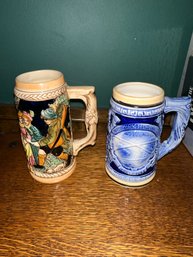 VTG New York World's Fair And Wiesbaden Haus German Beer Stein