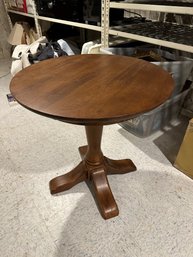 Wooden Round Side Table