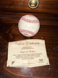 Ferguson Jenkins Authenticated And Autographed Baseball