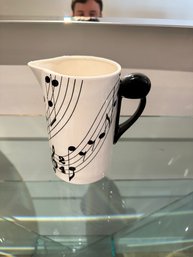 Vintage Shafford Musical Note Coffee Mug With Note Handle