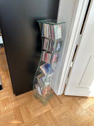 Glass Cd Dvd Storage