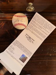 Orel Hershiser Authenticated And Autographed Baseball