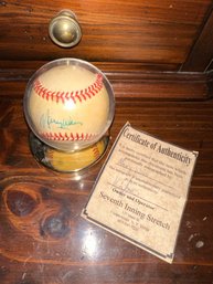 Maury Wills Authenticated And Autographed Baseball