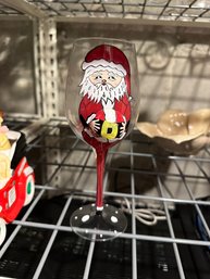 Epic Christmas Santa Baby Wine Glass