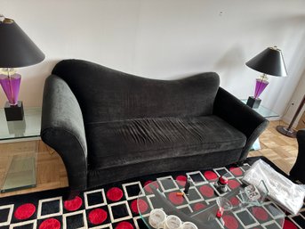 Black Sofa Made By Carter Furniture