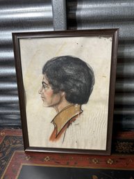 Hand Painted Original Artwork Signed Portrait