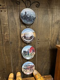 Farming The Heartland By Emmett Kaye Plates (Set Of 4)