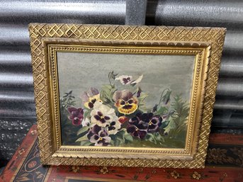 Floral Original Artwork Framed Painted Signed