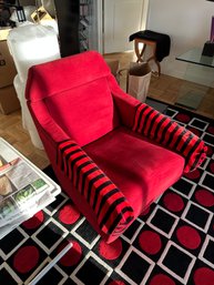 Vintage Red Lounge Chair