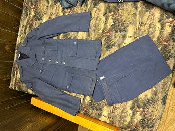 Vintage Wool US Air Force Jacket And Trousers