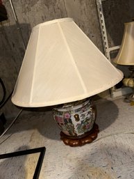 Pretty Porcelain Chinoiserie Lamp