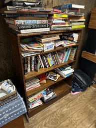 Antique Victorian Wood Bookshelf